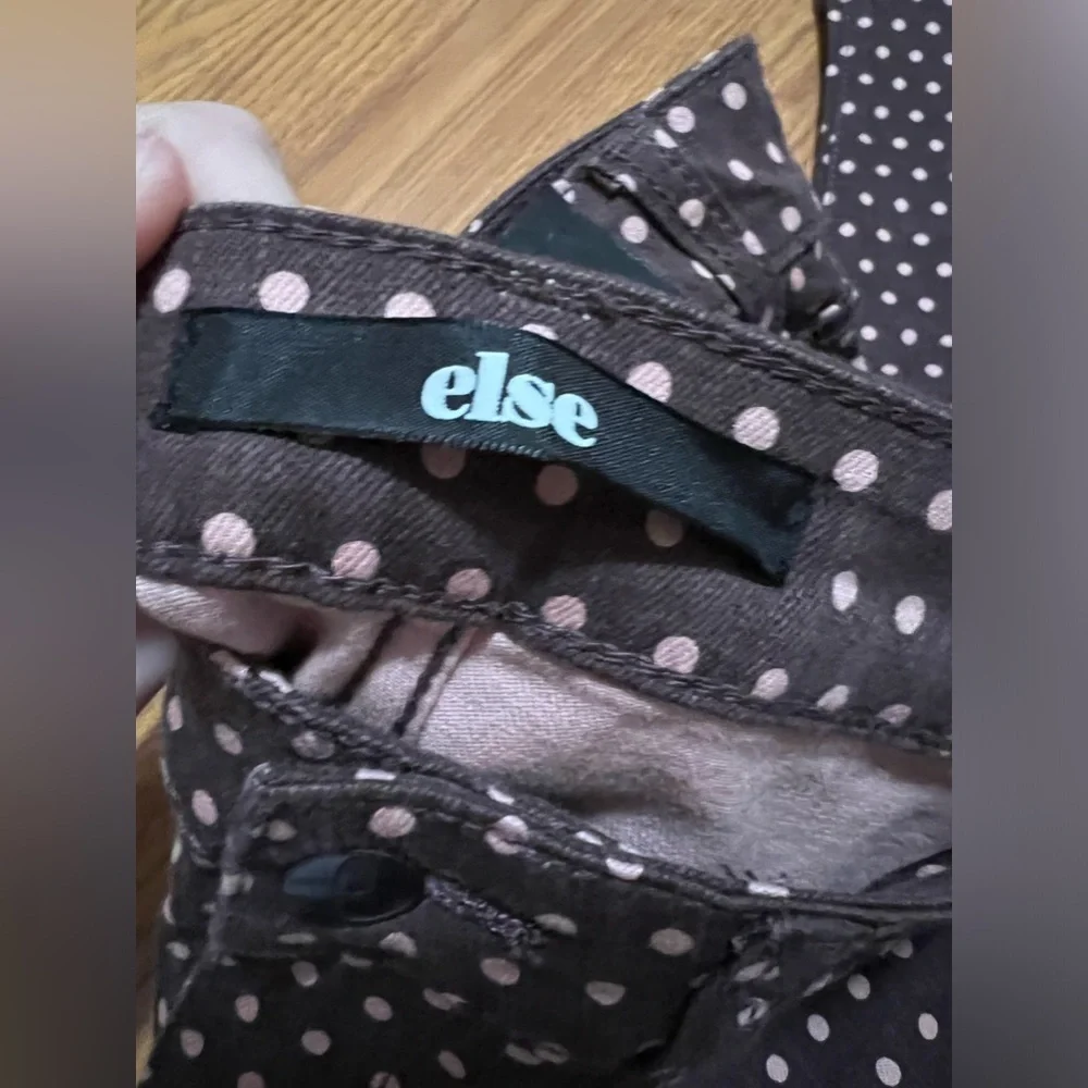 NWT ELSE (MACY'S) WOMEN'S PINK POLKA DOT SKINNY ANKLE JEANS SZ 29​​ - Picture 5 of 7